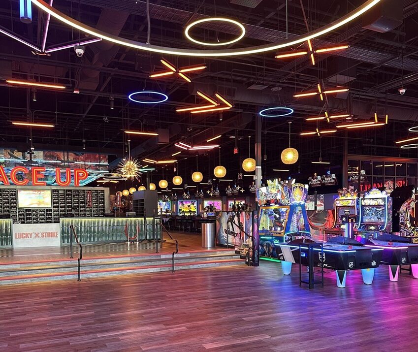 Entertainment venue AV installation